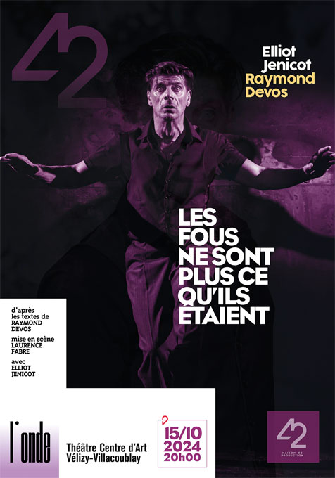 Affiche du spectacle Les fous ne sont plus ce qu'ils étaient